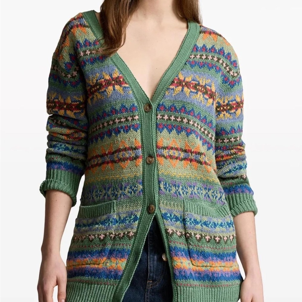 Ralph Lauren Multicolor Patterned Cardigan
